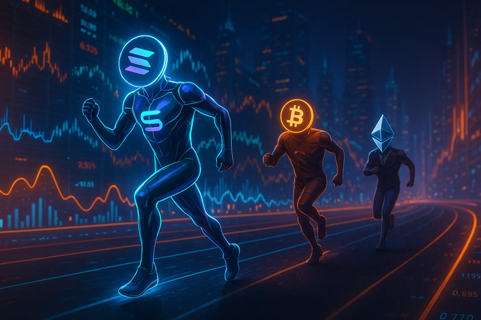 Solana leading the crypto race ahead of Bitcoin and Ethereum in institutional adoption