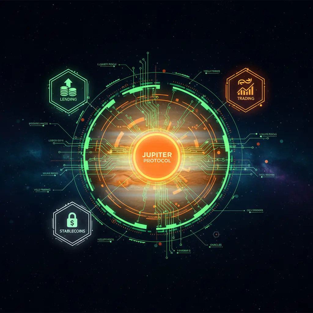 Jupiter ecosystem presentation at Solana Breakpoint showing product roadmap