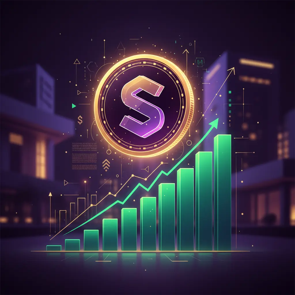 Chart visualization of rising capital inflows into Solana ETFs against a backdrop of market volatility