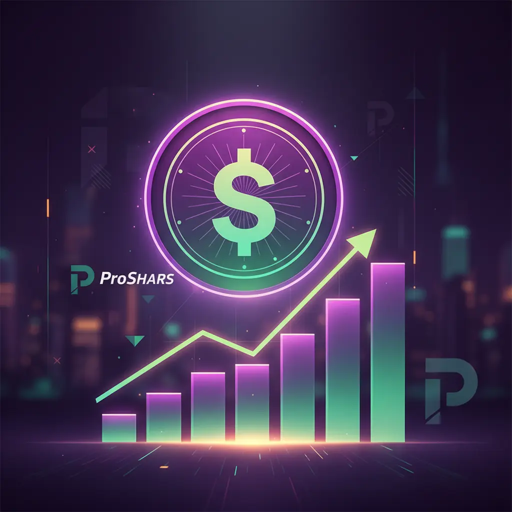 3D visualization of Solana coin with rising financial bar charts representing ETF inflows