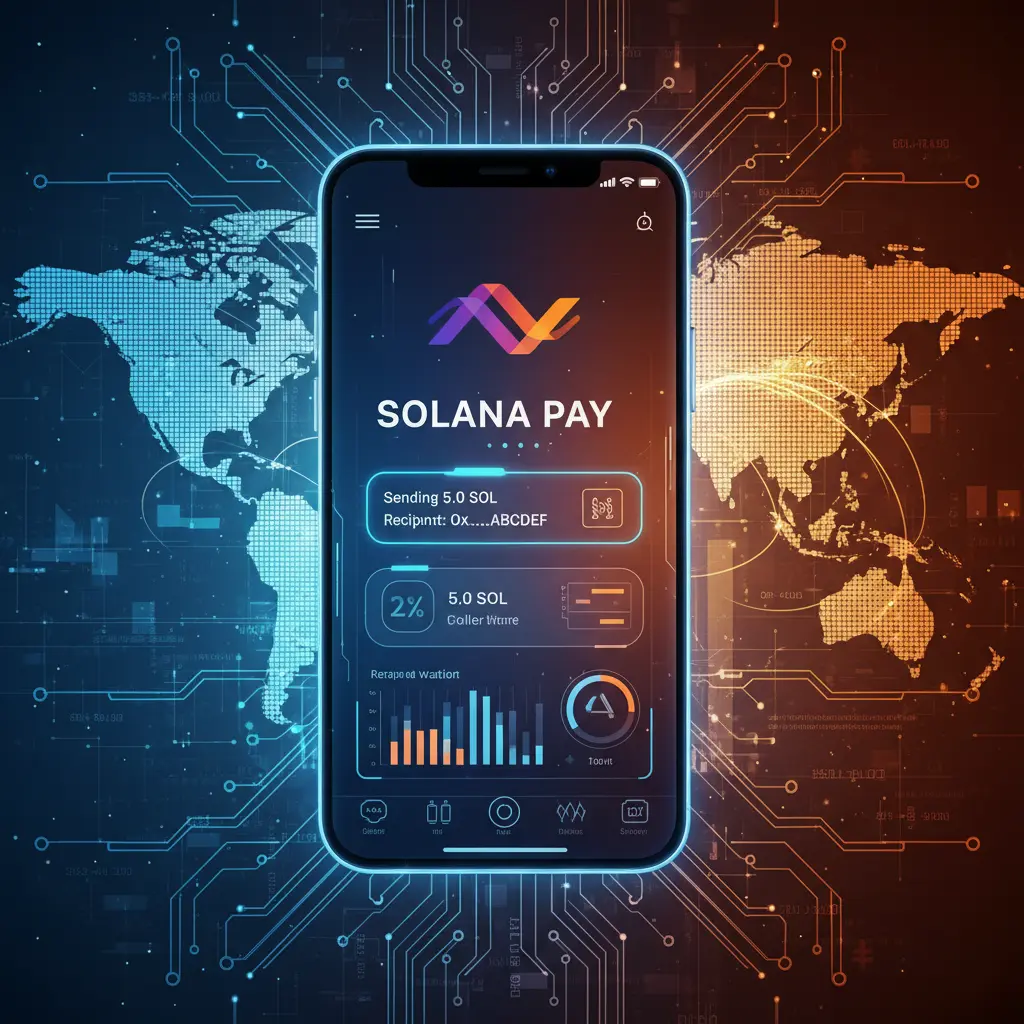 Visualization of Solana Mobile Stack integrated into a MediaTek smartphone chipset
