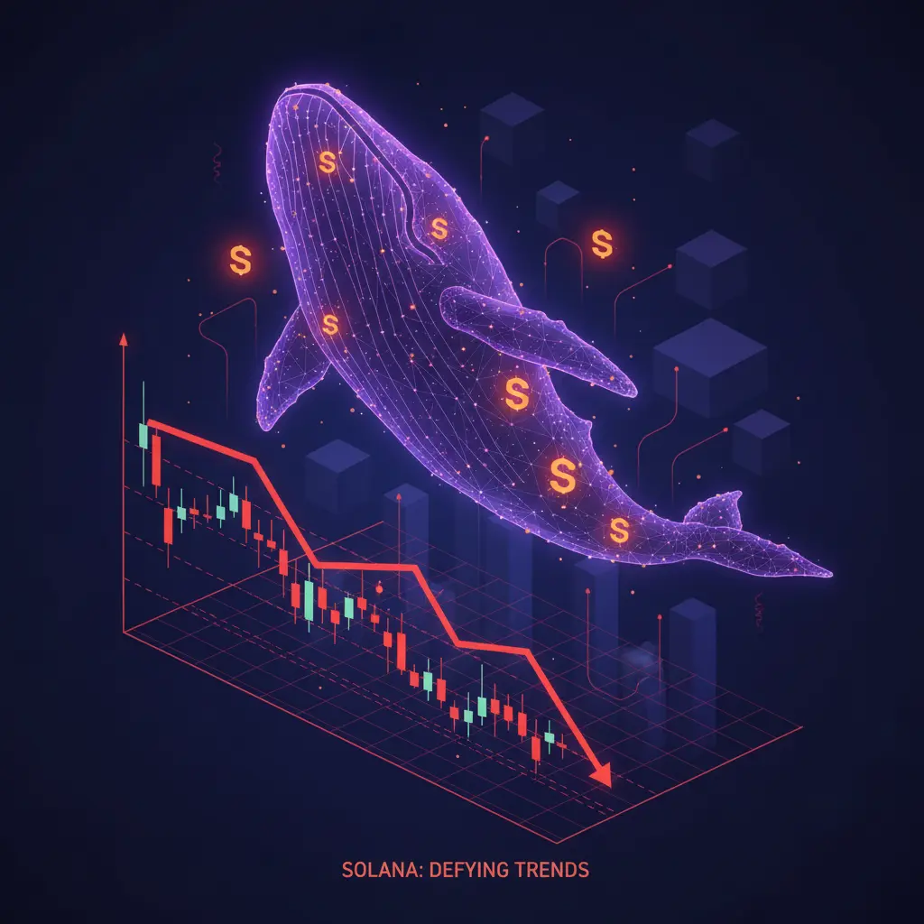 Solana Whales Aggressively Accumulate Despite 46% Price Drop